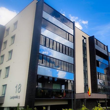 Erdvi Studija Spacious Studio Apartment Self Check In VNO Exterior photo